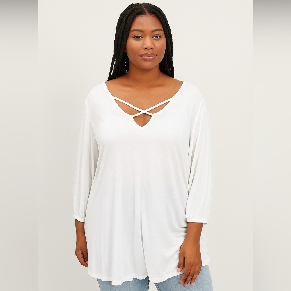 2 for $15 Woman Within White Top
